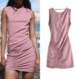 Pink/purple Open-Back Dress S/M